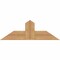 Ekena Millwork Portland Smooth Timber Gable Bracket, Western Red Cedar, 36"W x 12"H x 3 1/2"D x 5 1/2"F, 8/12 Pitch GBW036X12X0406POR00SWR - alternate 1